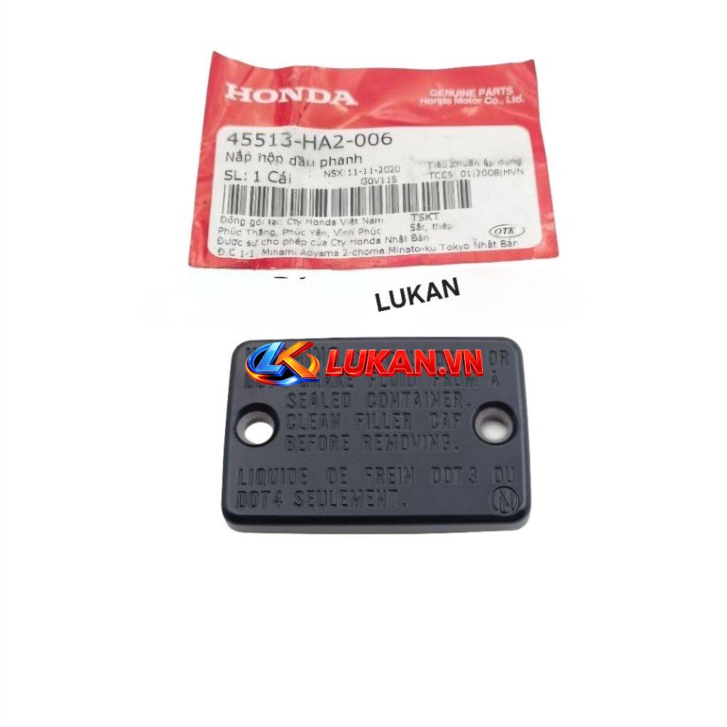 Nắp cùm bình dầu phanh, thắng FUTURE 1 đời đầu zin 45513-HA2-006 - Ảnh 3