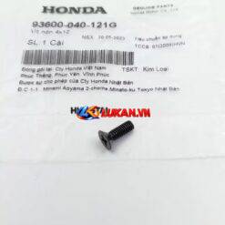 Ốc, vít nắp bình dầu phanh, thắng WAVE, FUTURE.... zin 4x12 93600-040-121G