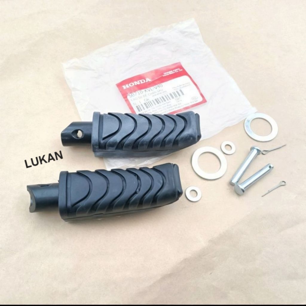 Cặp cao su gác để chân sau WAVE S110, RSX, BLADE, FUTURE 125.... zin - Ảnh 2