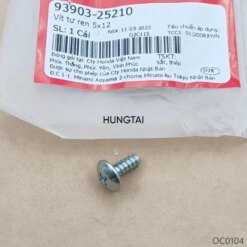 Ốc, vít bắt ghi đông, nhựa đầu, bửng cánh yếm DREAM, WAVE.... 5x12 zin Honda 93903-25210