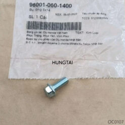 Ốc, bu lông nhựa ốp vai, dè chắn bùn trước WAVE Thái, ALPHA, ZX, RS, S100... 6x14 zin 96001-060-1400