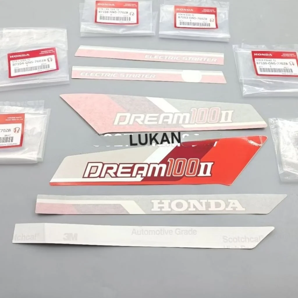 Bộ tem 3M xe DREAM II 100 Thái zin chính hãng Honda