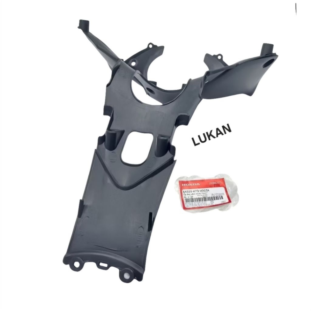 Nhựa đen ốp yếm khóa, lườn baga FUTURE LED, WAVE 125i zin Honda 64320-K73-V00ZA - Ảnh 2