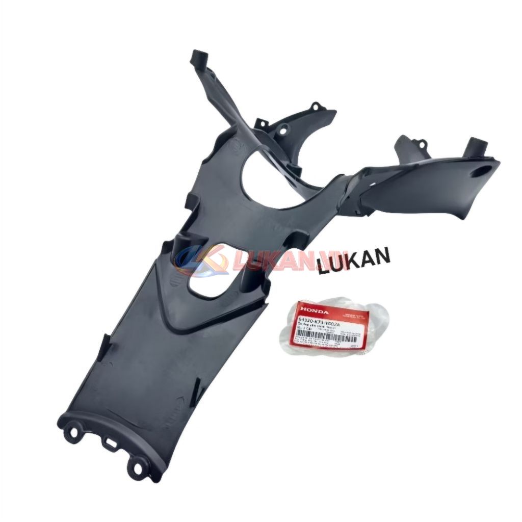 Nhựa đen ốp yếm khóa, lườn baga FUTURE LED, WAVE 125i zin Honda 64320-K73-V00ZA - Ảnh 4