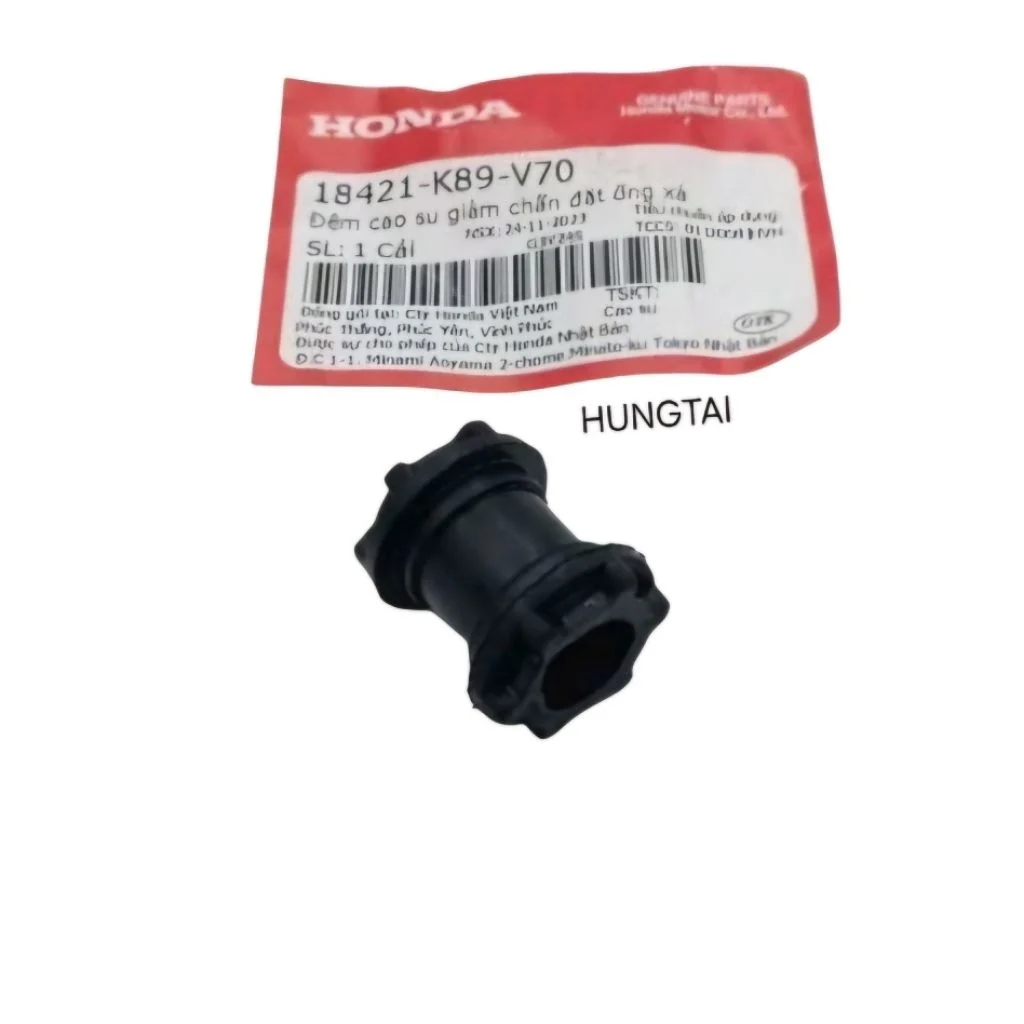 Cao su, đệm treo pô ống xã WAVE A, RS, S110, RSX, FUTURE 125... zin 18421-K89-V70 - Ảnh 2