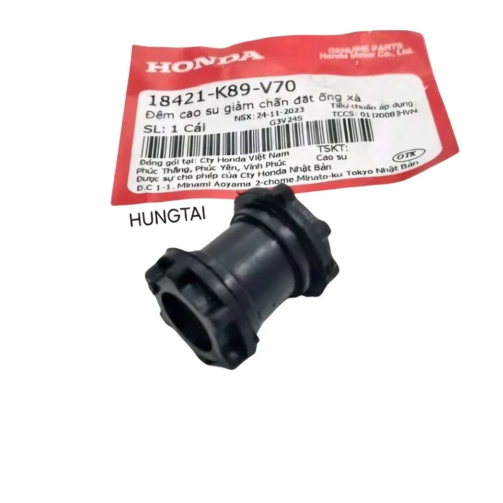 Cao su, đệm treo pô ống xã WAVE A, RS, S110, RSX, FUTURE 125... zin 18421-K89-V70