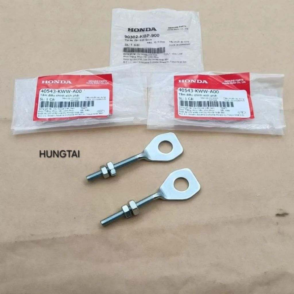 Cặp ốc pass tăng sên, xích bánh WAVE S110, RSX, BLADE, A110... zin Honda 40543-KWW-A00 - Ảnh 4