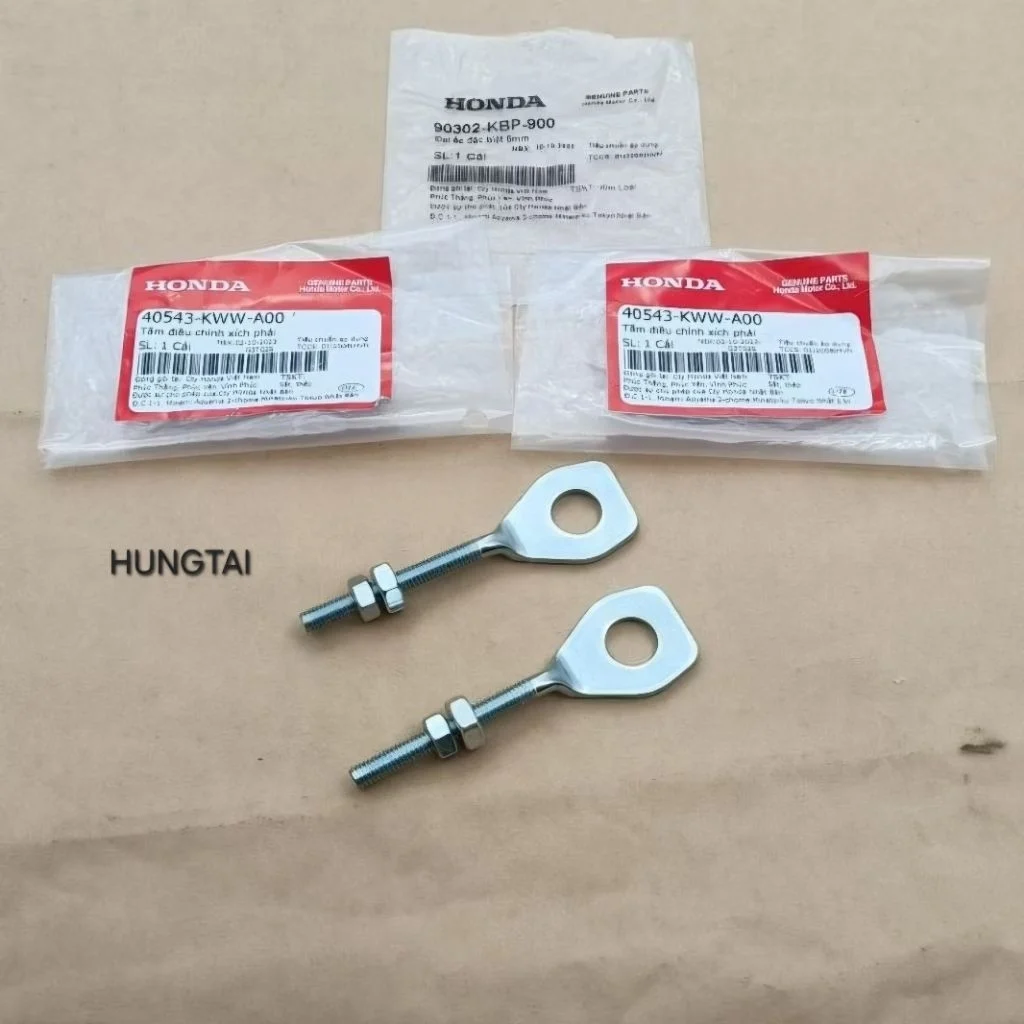 Cặp ốc pass tăng sên, xích bánh WAVE S110, RSX, BLADE, A110... zin Honda 40543-KWW-A00 - Ảnh 3