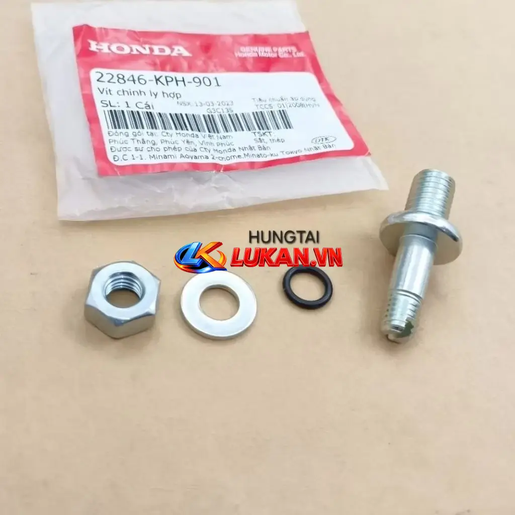 Bộ ốc chỉnh nồi côn ly hợp FUTURE 2, NEO, X, MẬP, WAVE 125... zin 22846-KPH-901