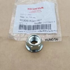 Ốc, tán đùm cốt bánh xe DREAM, WAVE... zin Honda Thái 12mm 90306-KGH-901