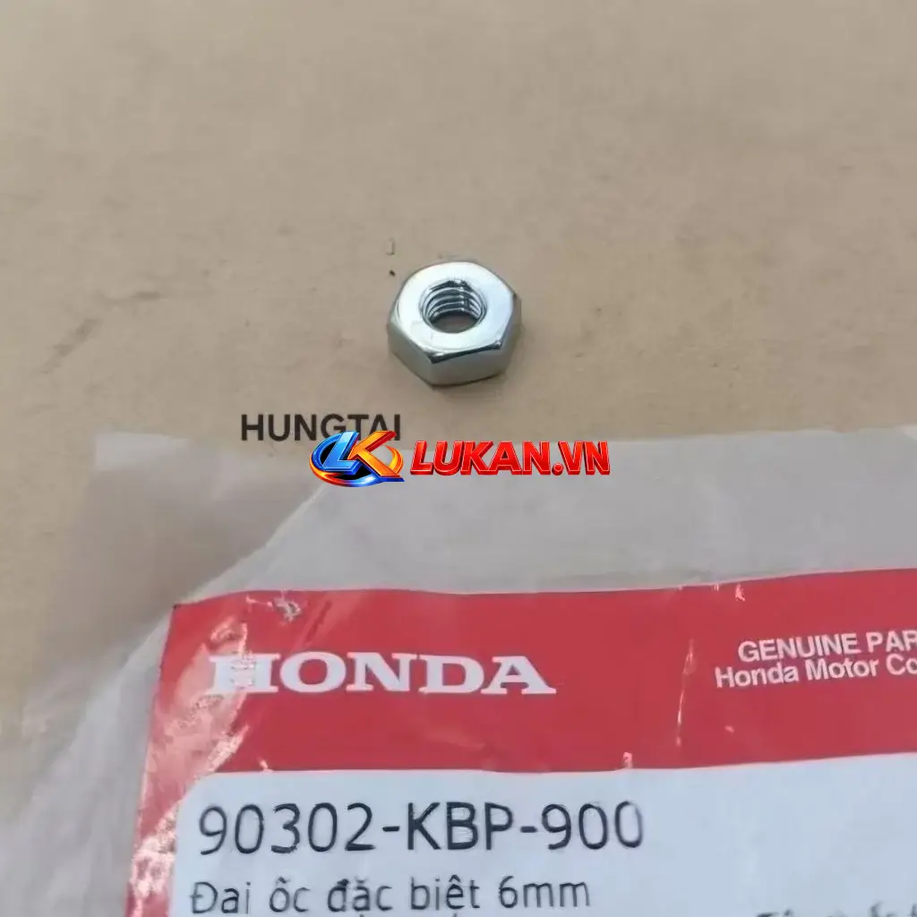 Ốc tán 6mm dày, tăng sên xích xe DREAM, WAVE, FUTURE... zin 90302-KBP-900