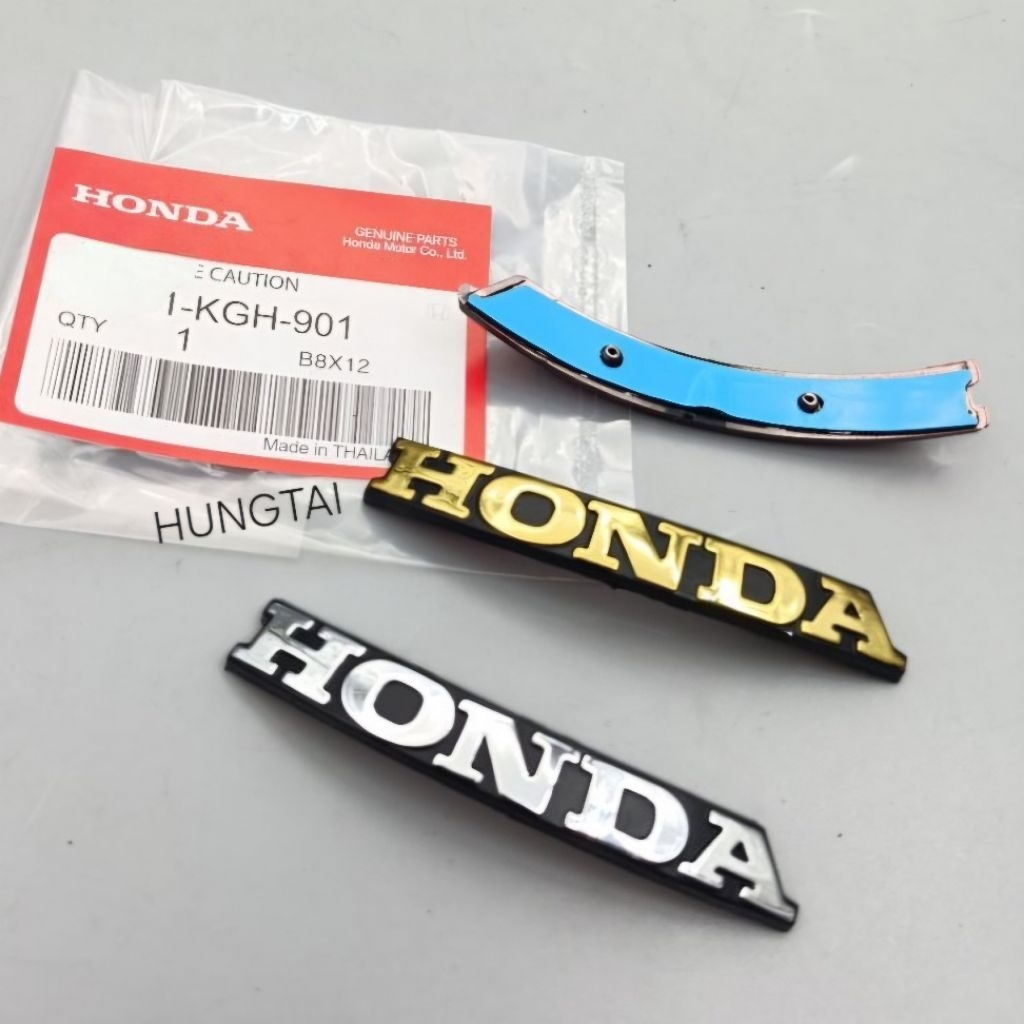 Tem logo mặt nạ trước xe FUTURE 2, MẬP, LED, WAVE 125i.... zin Honda - Ảnh 3