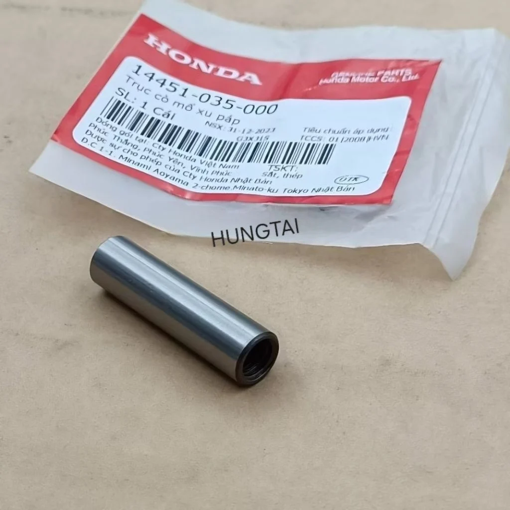 Ắc, trục cam cò, xupap đầu quylat DREAM, WAVE, FUTURE, CUB.... zin 14451-035-000 - Ảnh 3