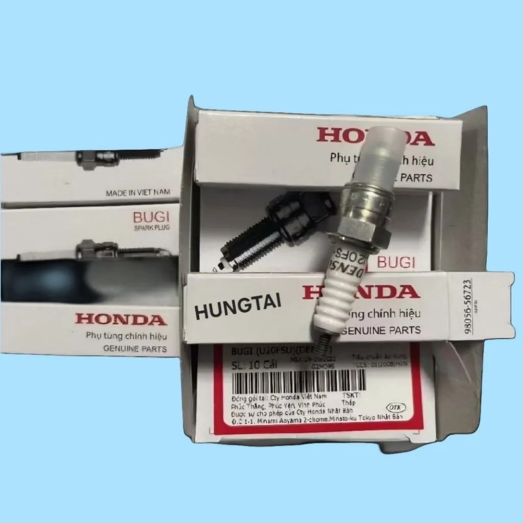 Bugi đánh lửa DREAM, WAVE, FUTURE, CUB.... U20FSU hộp trắng zin Honda 98056-56723 - Ảnh 3