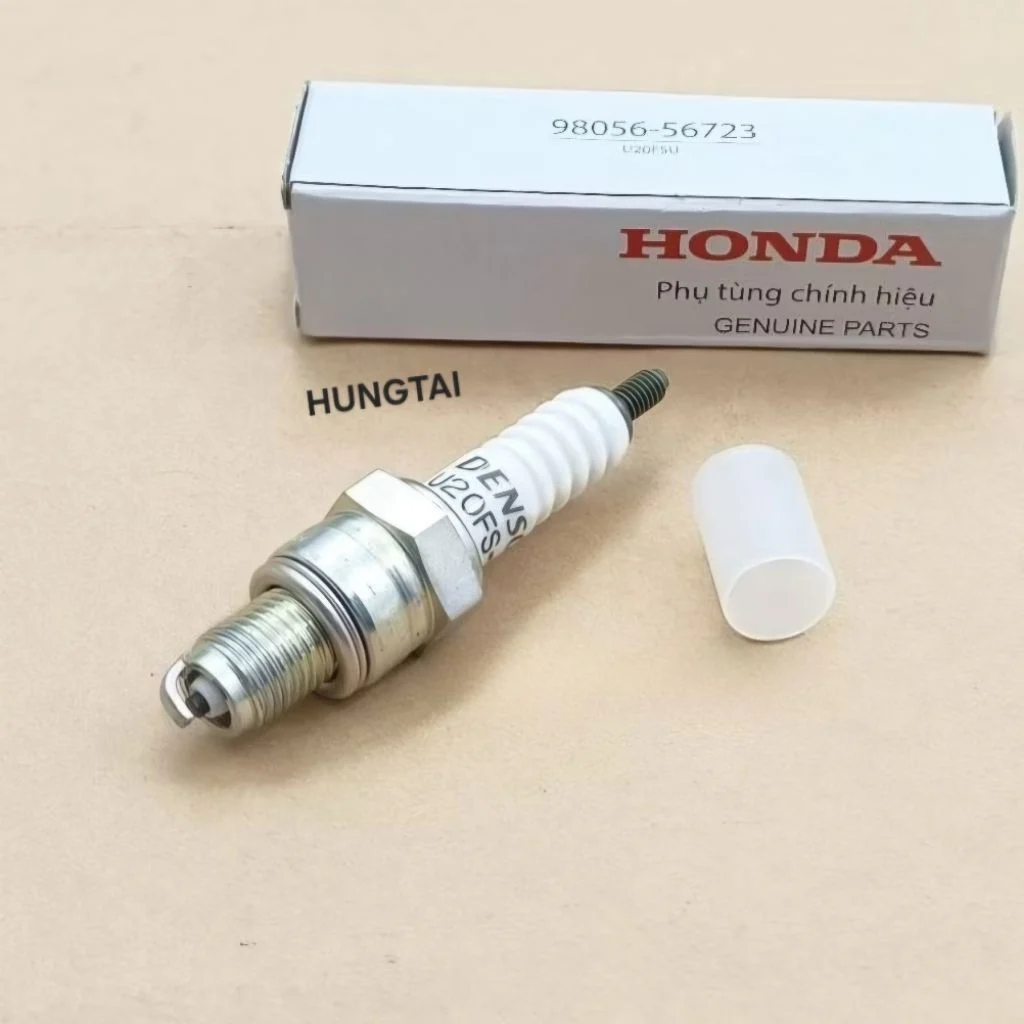 Bugi đánh lửa DREAM, WAVE, FUTURE, CUB.... U20FSU hộp trắng zin Honda 98056-56723 - Ảnh 4