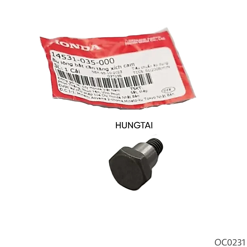 Ốc, bu lông bắt cần tăng sên, xích cam DREAM, WAVE, FUTURE... zin 14531-035-000 - Ảnh 3