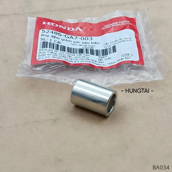 Bạc, ắc phuộc giảm sóc sau trên DREAM, WAVE, FUTURE... zin 52486-GA7-003 - Ảnh 2