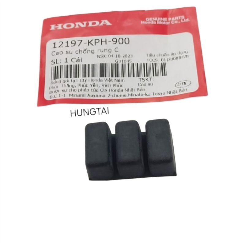 Cao su chống rung C, lòng hơi xi lanh FUTURE 2, NEO, X 125... zin 12197-KPH-900 - Ảnh 2