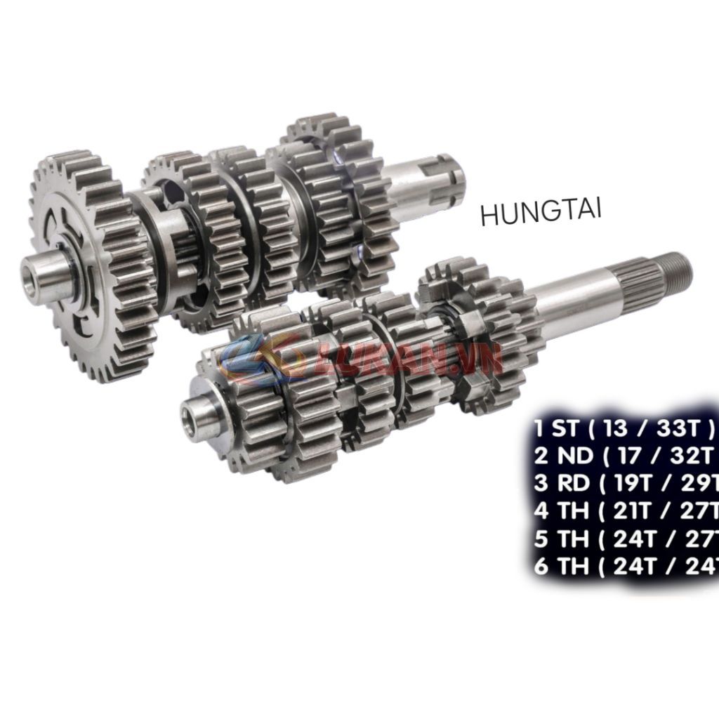 Bộ cốt nhông, 6 số đấu xe WINNER, SONIC, CBR 150.... bánh răng - Ảnh 2