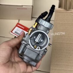 Bình xăng con, chế hòa khí NOVA Thái PE 26mm xe DREAM, WAVE.....