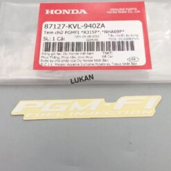 Tem chữ PGM - FI bửng yếm xe FUTURE NEO, X 125... zin 87127-KVL-940ZA