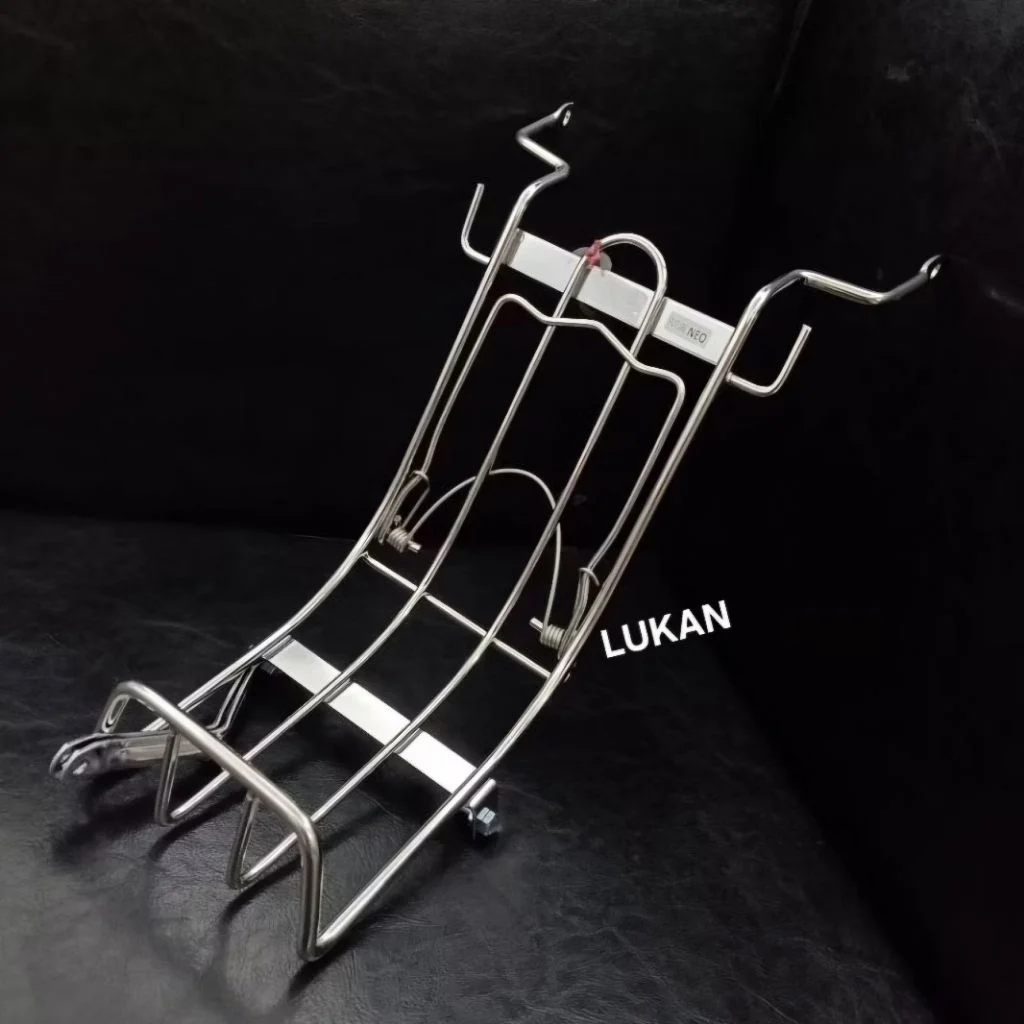 Baga giữa inox treo đồ xe FUTURE NEO, X 125 8 li mẫu xưa - Ảnh 2