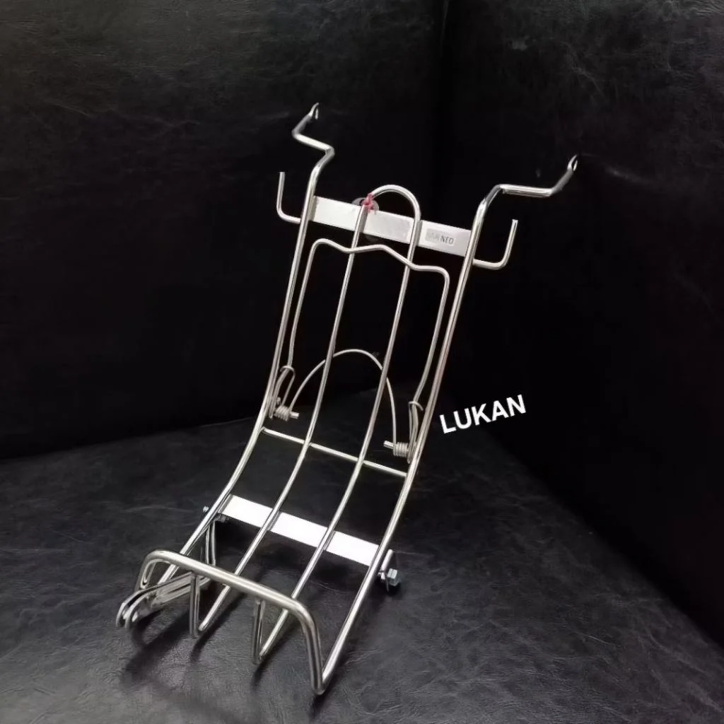 Baga giữa inox treo đồ xe FUTURE NEO, X 125 8 li mẫu xưa - Ảnh 3