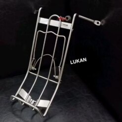 Baga giữa inox, kẹp để đồ xe FUTURE MẬP 125 2012-2017... 8 li mẫu xưa