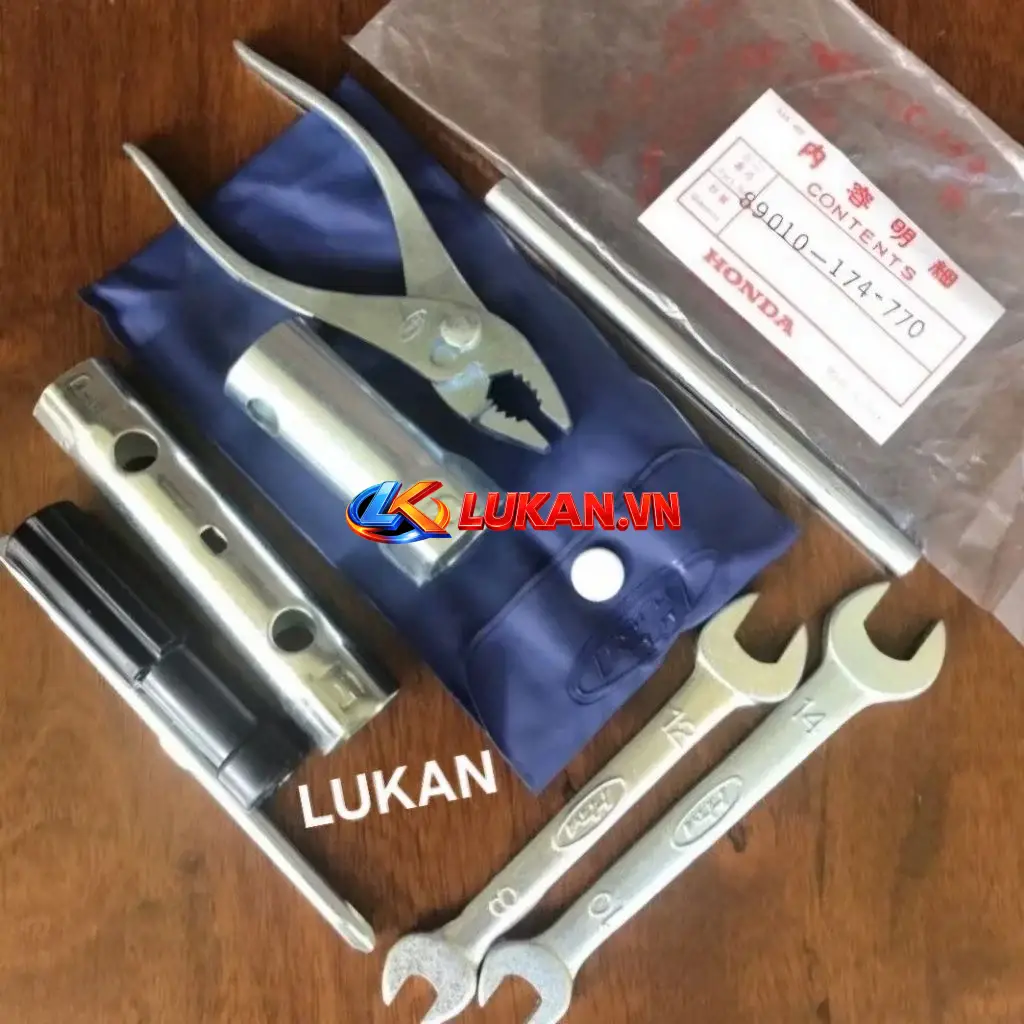Bộ dụng cụ, túi đồ nghề xe DREAM, WAVE, CUB zin chính hãng