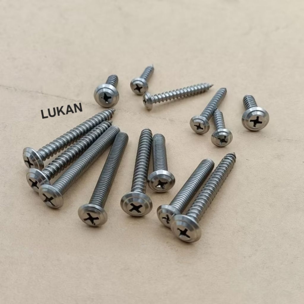 Bộ ốc, vít inox bắt nhựa võ đầu đèn, công tắc xe DREAM... - Ảnh 4