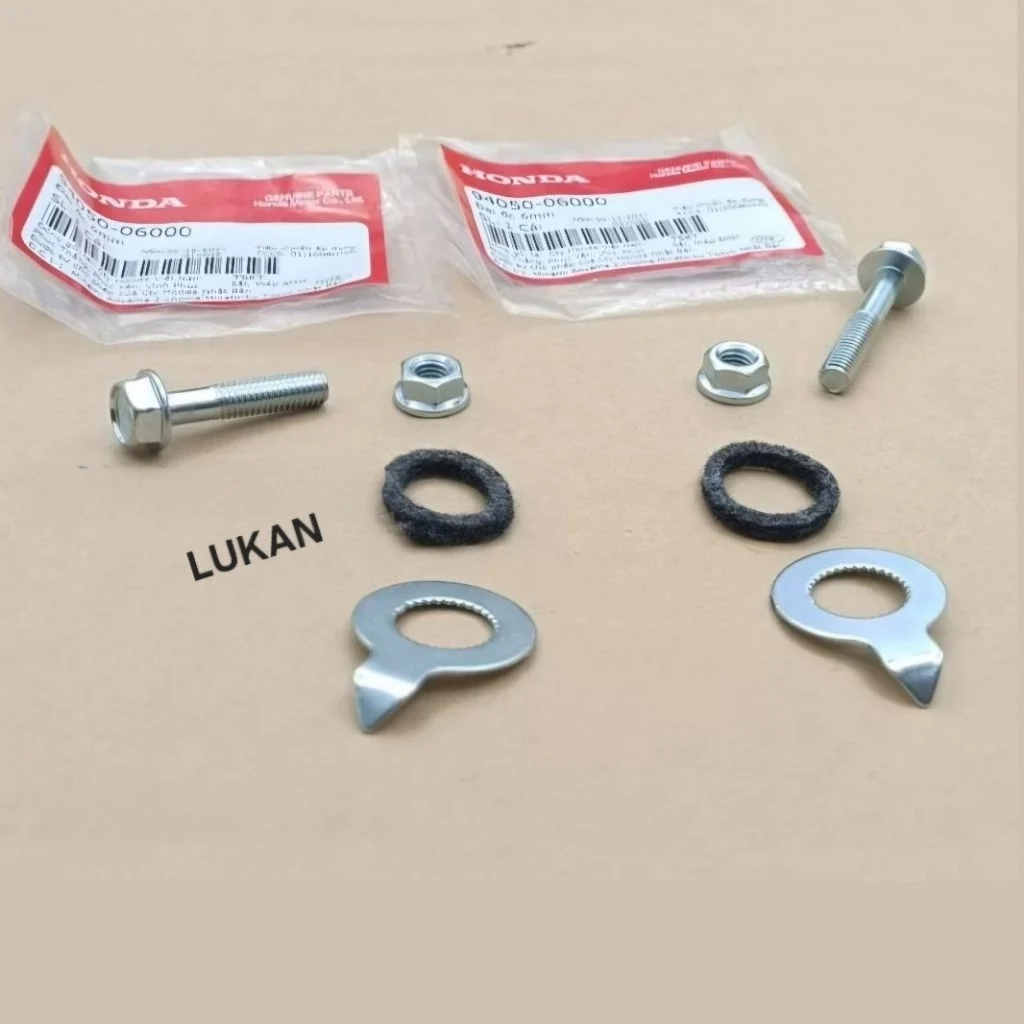 Bộ ốc bắt cần phanh, pass thắng WAVE A, RS, S110, RSX, FUTURE 125.... zin - Ảnh 4