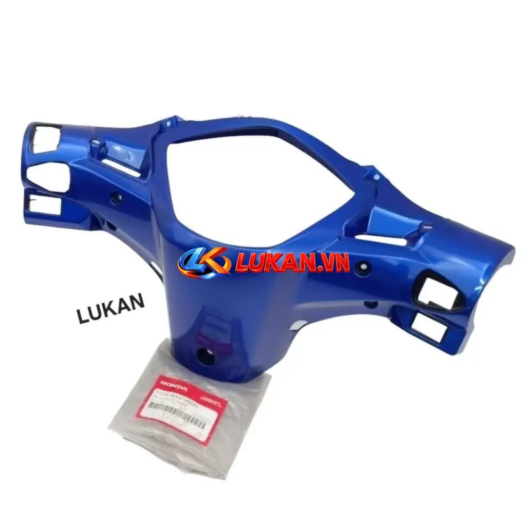 Nhựa ốp võ đầu đèn, bợ cổ, gáy WAVE S110, RSX.... Xanh zin Honda 53206-KWW-V00ZG