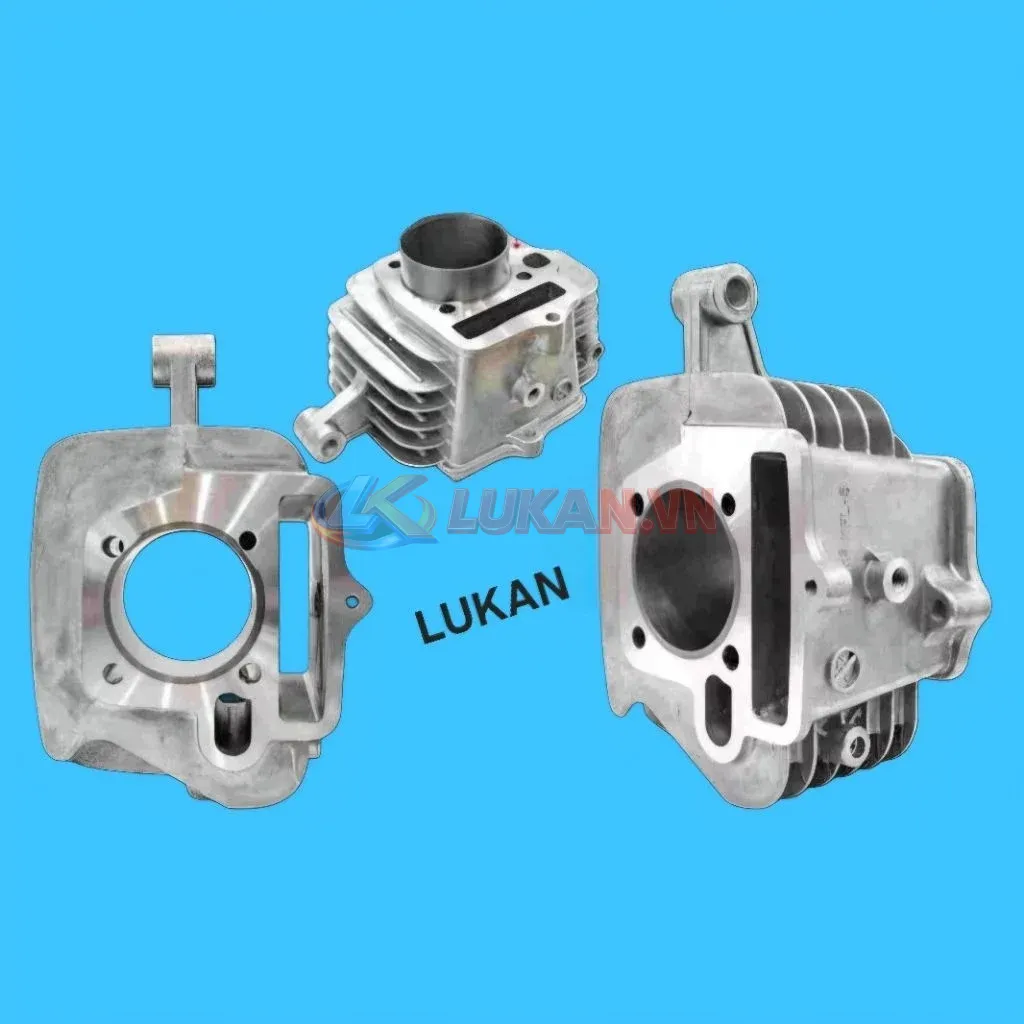 Lòng nhôm, hơi xi lanh trái 54mm xe DREAM, WAVE, FUTURE... 78,2mm - Ảnh 4
