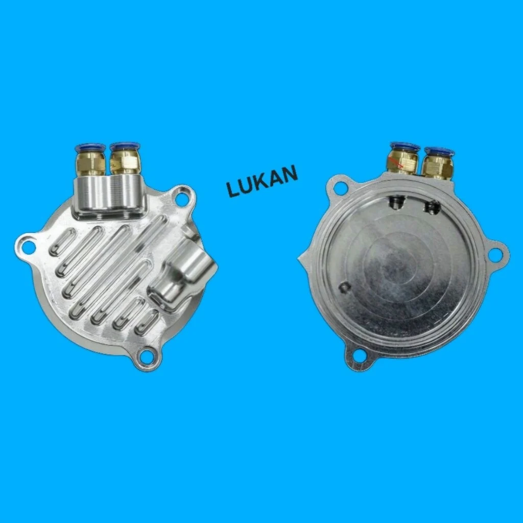 Nắp cam tròn CNC đầu bò 4 val ipon xe DREAM, WAVE... có thông hơi - Ảnh 2