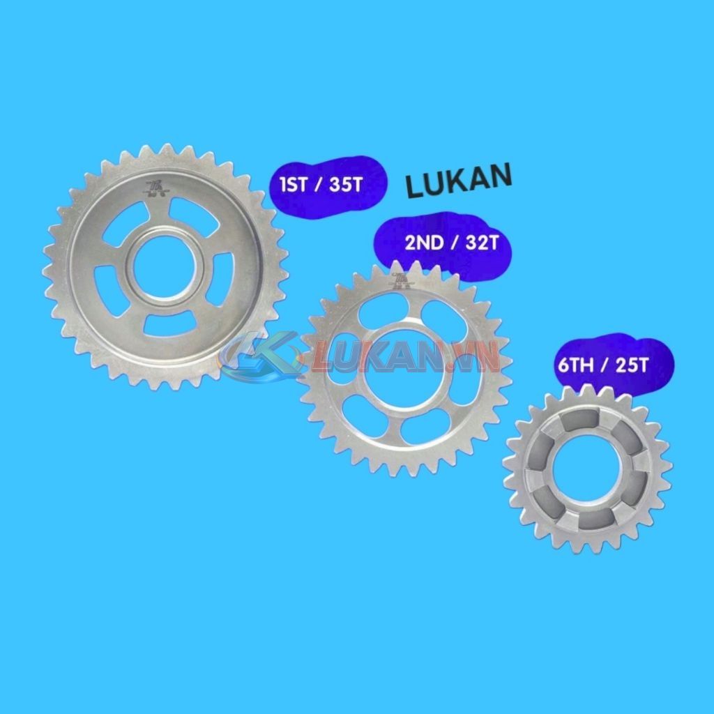 Nhông số đấu 1, 2, 6 xe WINNER, SONIC 150.... bánh răng - Ảnh 3