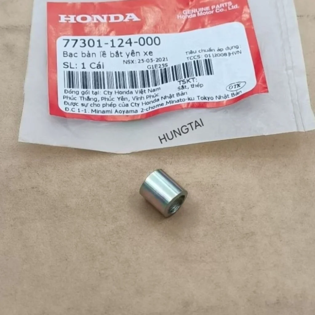 Bạc, ắc đệm bản lề yên xe DREAM, WAVE, FUTURE.... zin 77301-124-000 - Ảnh 4