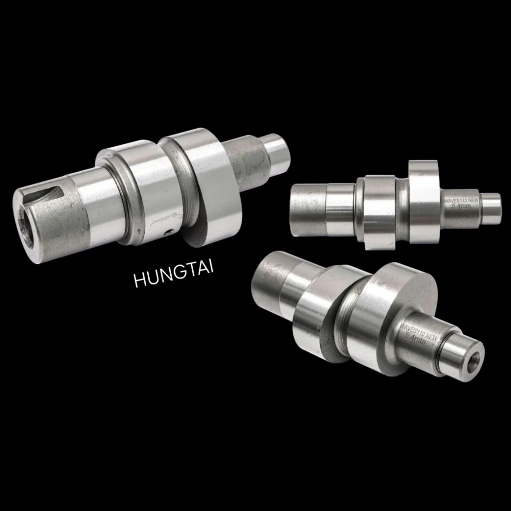 Trục cốt cam độ 1 lổ đầu quylat WAVE S110, RSX, ALPHA 110.... 5.3, 5.4, 5.6mm - Ảnh 2