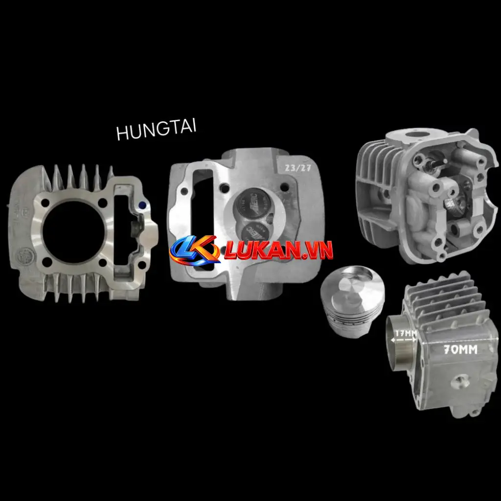 Bộ đầu quylat, lòng hơi xi lanh trái 54mm WAVE S110, RSX, ALPHA 110....