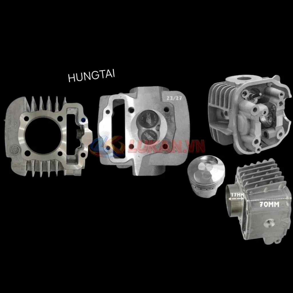 Bộ đầu quylat, lòng hơi xi lanh trái 54mm WAVE S110, RSX, ALPHA 110.... - Ảnh 3
