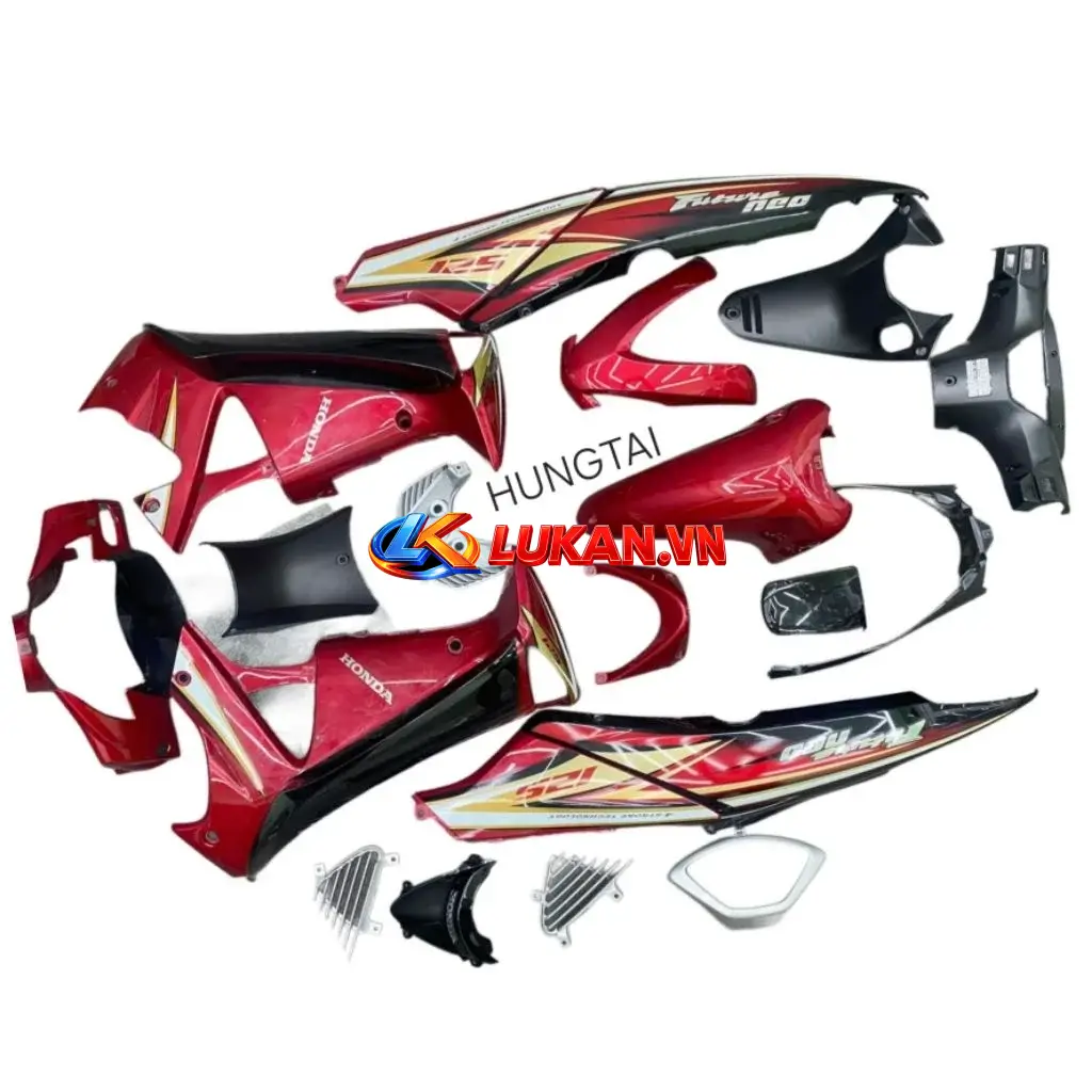 Bộ nhựa dàn áo, vỏ xe FUTURE NEO 125 Đỏ đen zin chính hãng