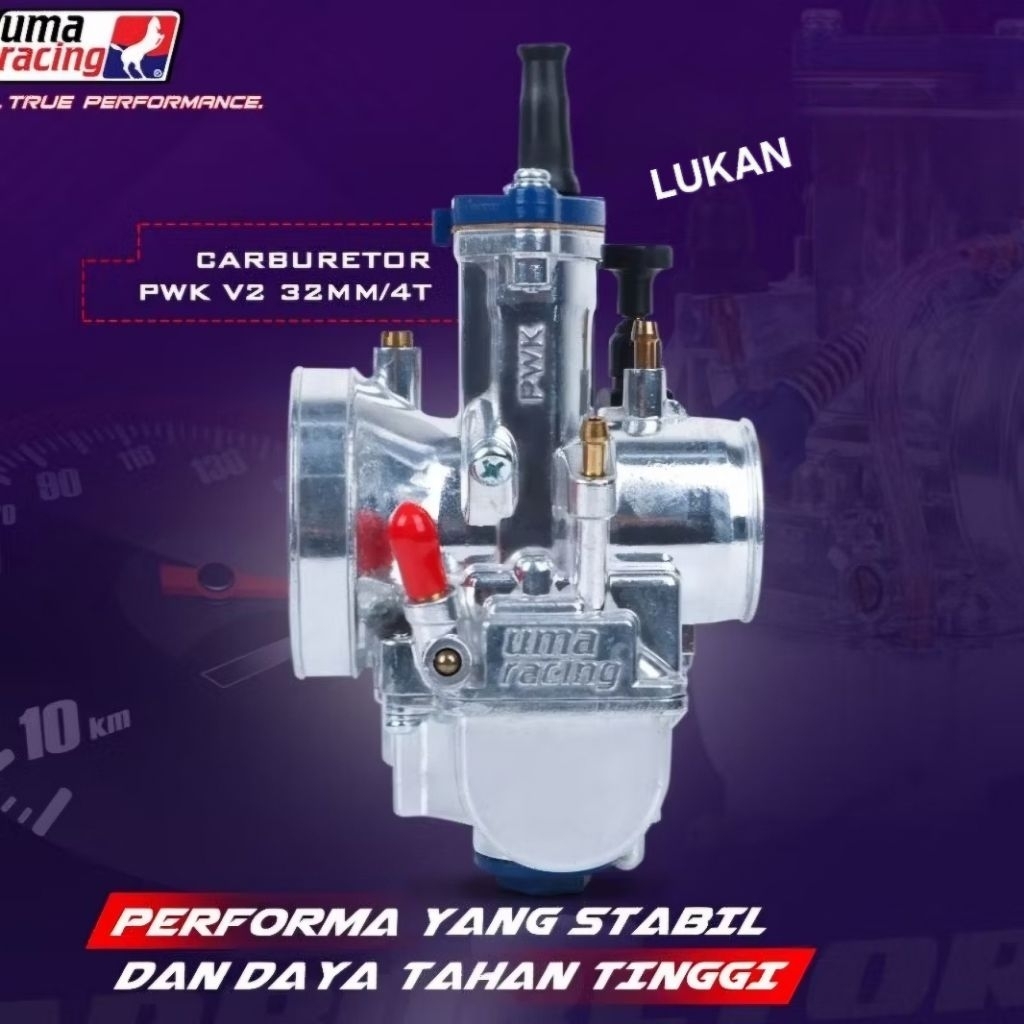 Bình xăng con ga dẹp UMA PWK V2 xe DREAM, WAVE... đủ size - Ảnh 2