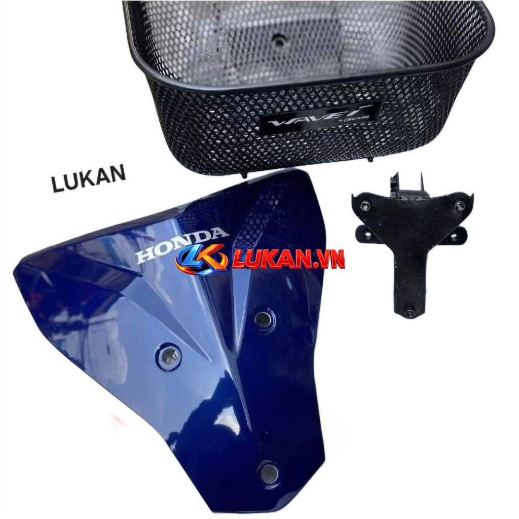 Rổ giỏ trước để đồ xe WAVE A, ALPHA 110.... luôn pass, nhựa mặt nạ