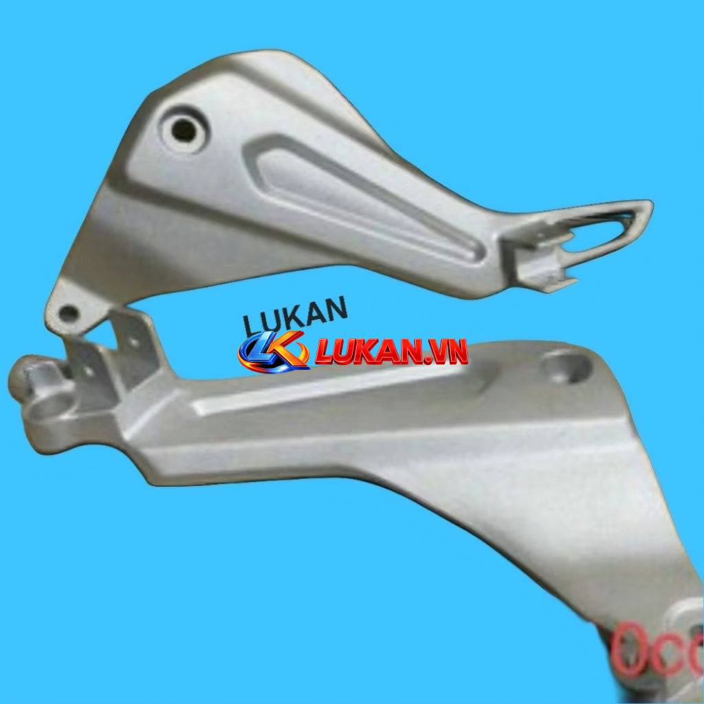 Cặp đùi pass nhôm gác chân sau xe Super DREAM 110..... zin