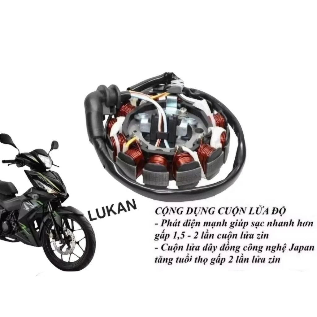 Cuộn lửa, dây máy phát điện độ xe WINNER, SONIC 150.... - Ảnh 3