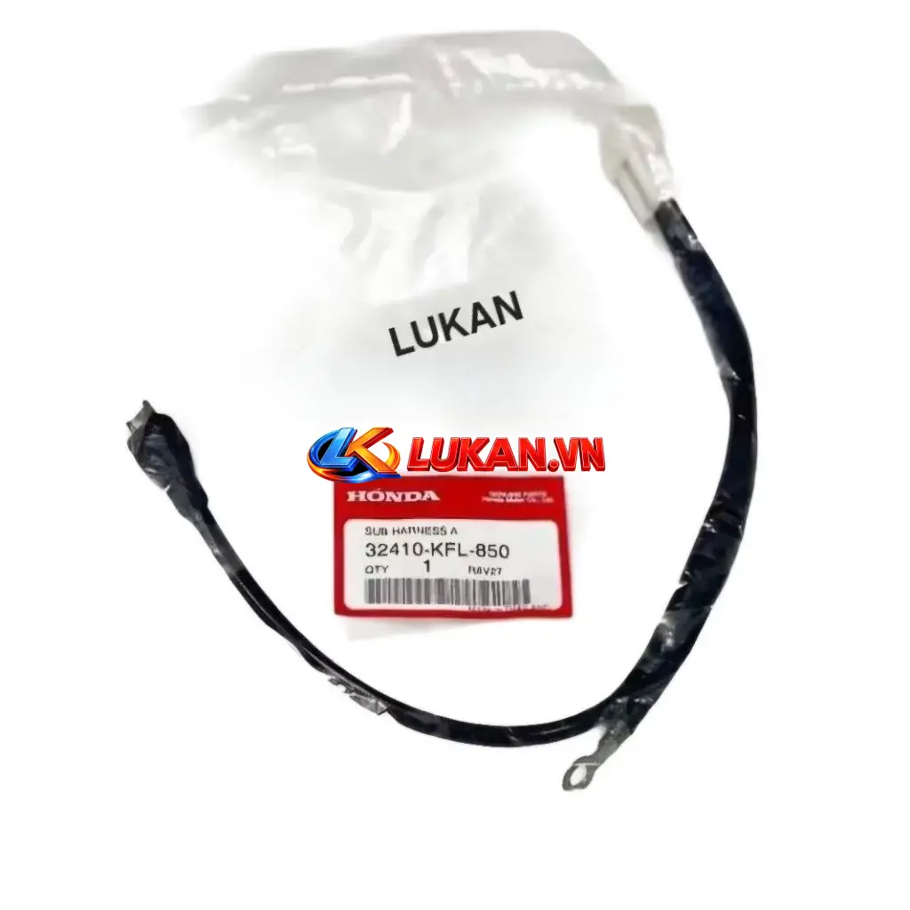 Dây điện, củ motor đề khởi động dài WAVE Thái, FUTURE 1.... zin Honda 32410-KFL-850