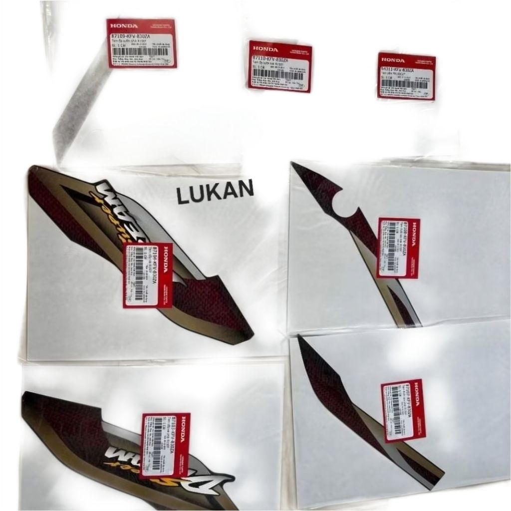 Bộ tem xe Super DREAM 2003-2005.... zin chính hãng Honda - Ảnh 3