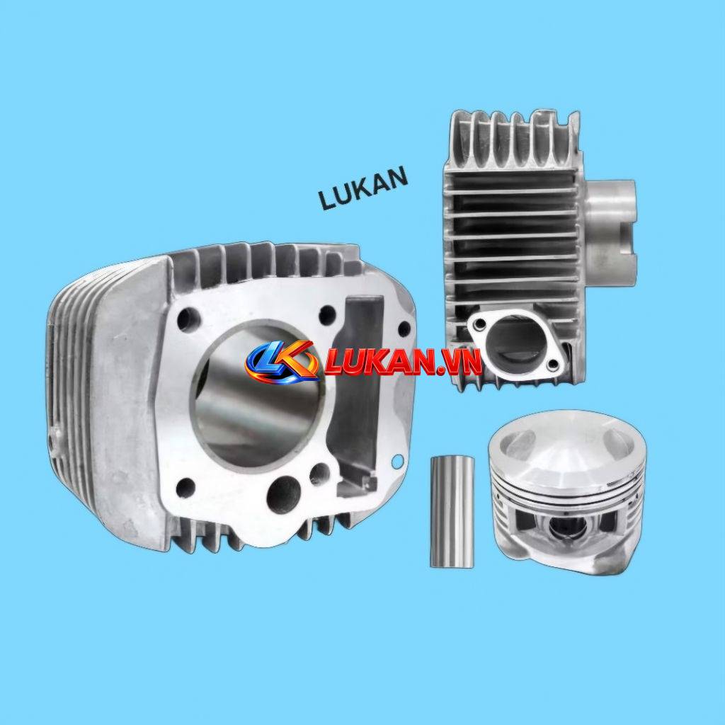 Lòng hơi xi lanh 57, 60,65mm xe FUTURE NEO, WAVE 125..... luôn piston