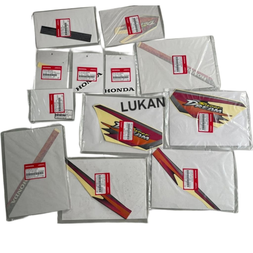 Bộ tem xe Super DREAM Việt 2000, 2001.... zin chính hãng - Ảnh 5