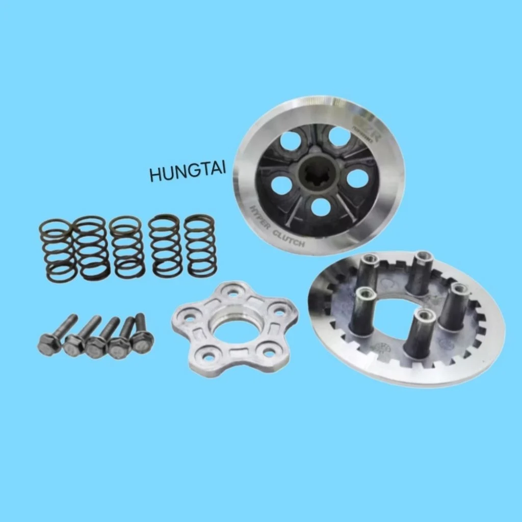 Bộ nhôm nồi côn 5 lò xo độ, ly hợp xe DREAM, WAVE, CUB.... - Ảnh 2