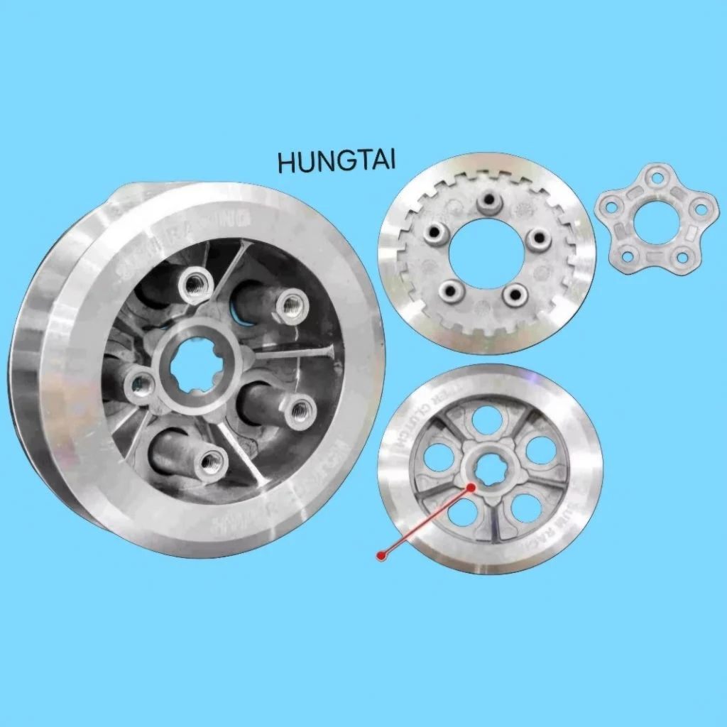Bộ nhôm nồi côn 5 lò xo độ, ly hợp xe DREAM, WAVE, CUB.... - Ảnh 3